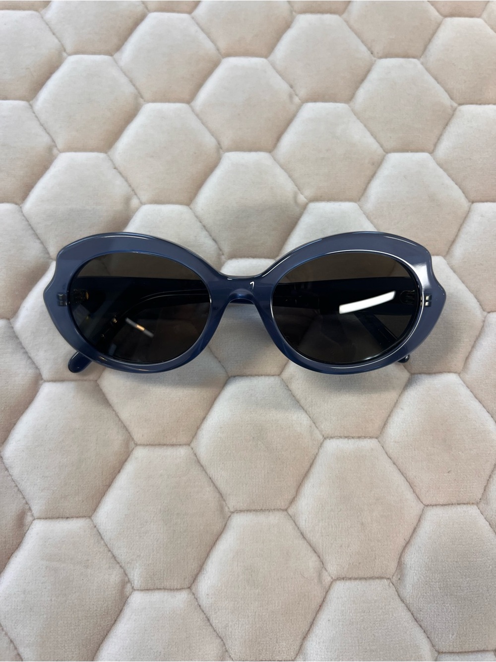 Loewe Navy Oval Women's Sunglasses